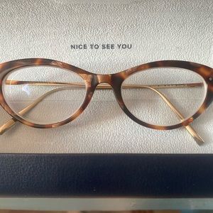 Warby Parker Cat eye Naomi Glasses 👓 with case